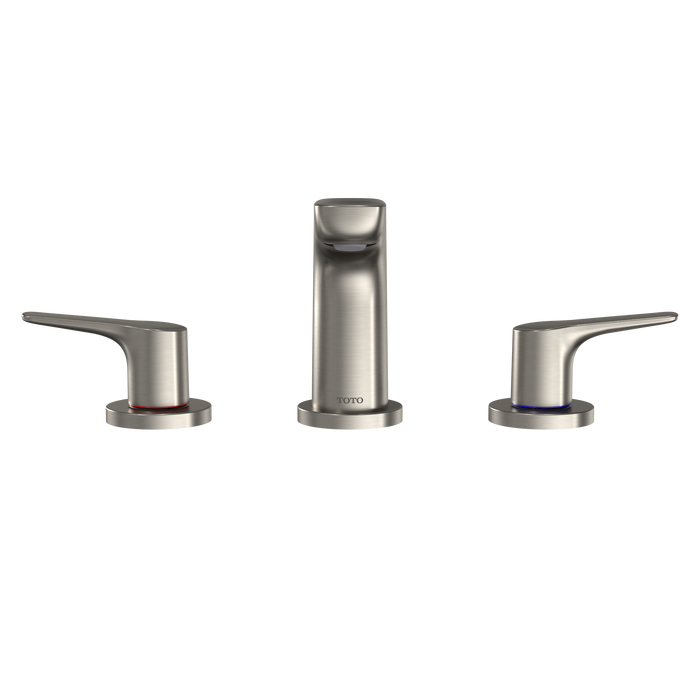 TOTO GS 1.2 GPM Two Handle Widespread Bathroom Sink Faucet, Brushed Nickel