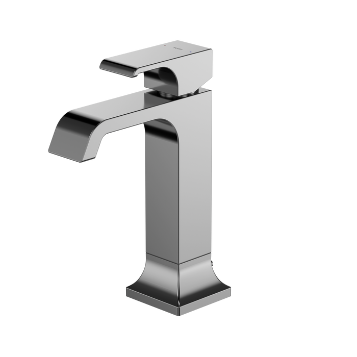 TOTO GC 1.2 GPM Single Handle Semi-Vessel Bathroom Sink Faucet with COMFORT GLIDE Technology, Polished Chrome