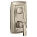 Voss Brushed Nickel M-CORE 3-Series With Integrated Transfer Valve Trim