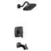 Voss Matte black M-CORE 2 series tub/shower