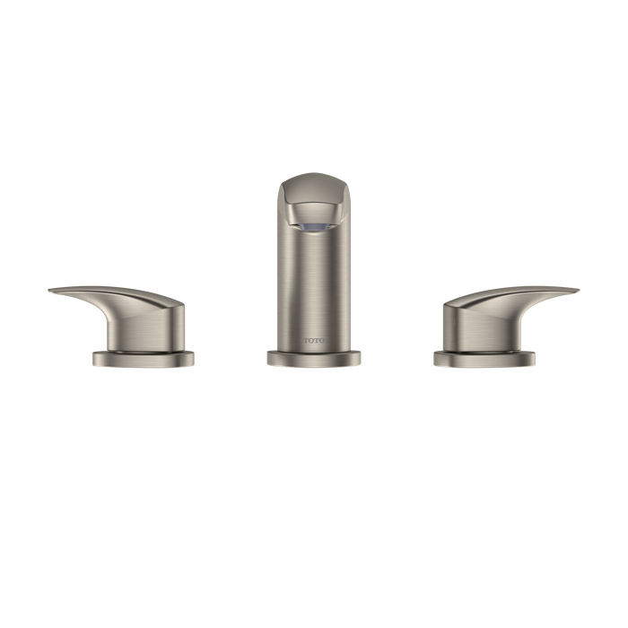 TOTO GM 1.2 GPM Two Handle Widespread Bathroom Sink Faucet, Brushed Nickel