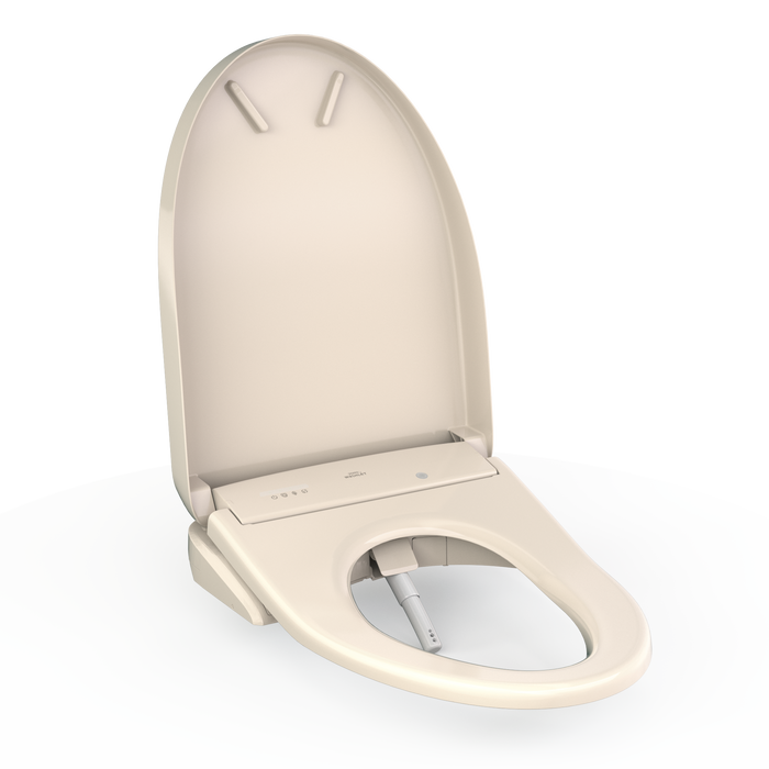 TOTO WASHLET S7A Electronic Bidet Toilet Seat with EWATER+ Bowl and Wand Cleaning and Auto Open and Close Classic Lid, Elongated, Sedona Beige