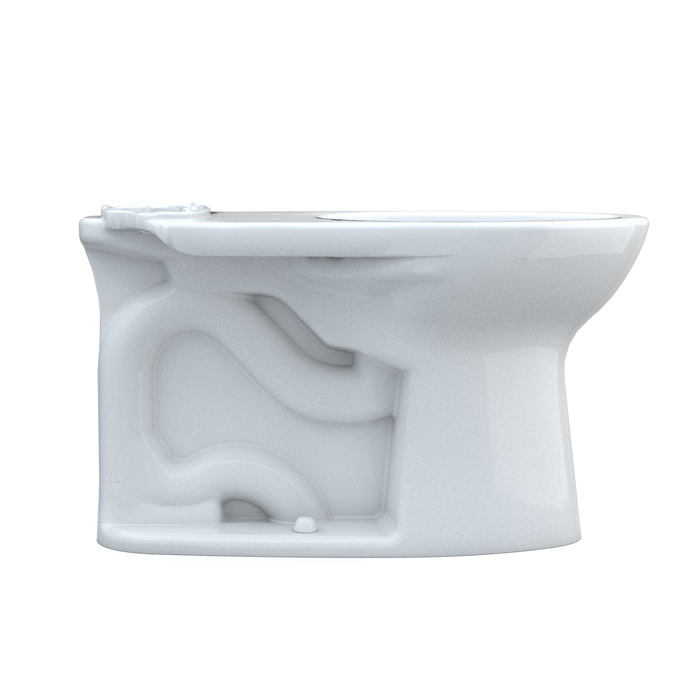 TOTO® Drake® Elongated Universal Height TORNADO FLUSH® Toilet Bowl with CEFIONTECT®, Cotton White