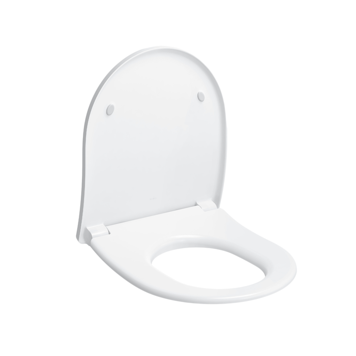TOTO RP Compact SoftClose Slow Close Elongated Toilet Seat and Lid, Cotton White - SS227#01