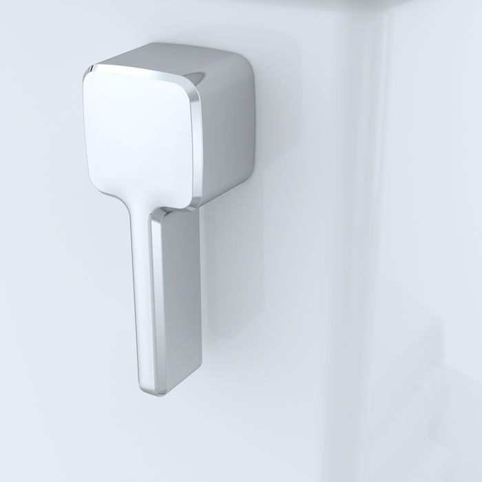 TOTO Connelly WASHLET+ Two-Piece Elongated Dual Flush 1.28 and 0.9 GPF Universal Height Toilet with CEFIONTECT, Cotton White - MS494124CEMFG#01