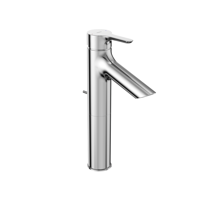 TOTO TLS01304U#CP LB Series 1.2 GPM Single Handle Bathroom Faucet for Semi-Vessel Sink with Drain Assembly