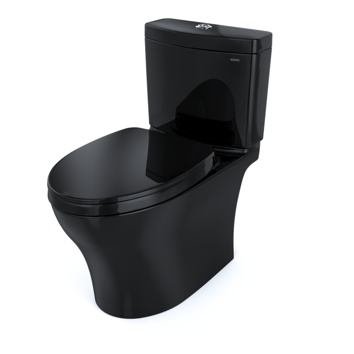 TOTO Aquia IV WASHLET+ Two-Piece Elongated Dual Flush 1.28 and 0.9 GPF Toilet, Ebony - MS446124CEMN#51