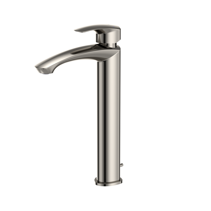 TOTO GM 1.2 GPM Single Handle Vessel Bathroom Sink Faucet with COMFORT GLIDE Technology, Polished Nickel - TLG09305U#PN