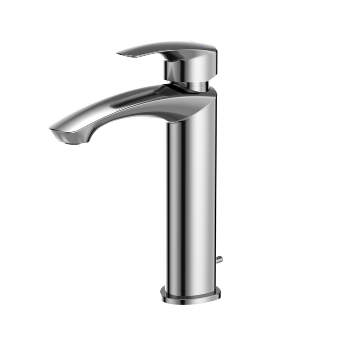 TOTO GM 1.2 GPM Single Handle Semi-Vessel Bathroom Sink Faucet with COMFORT GLIDE Technology, Polished Chrome - TLG09303U#CP