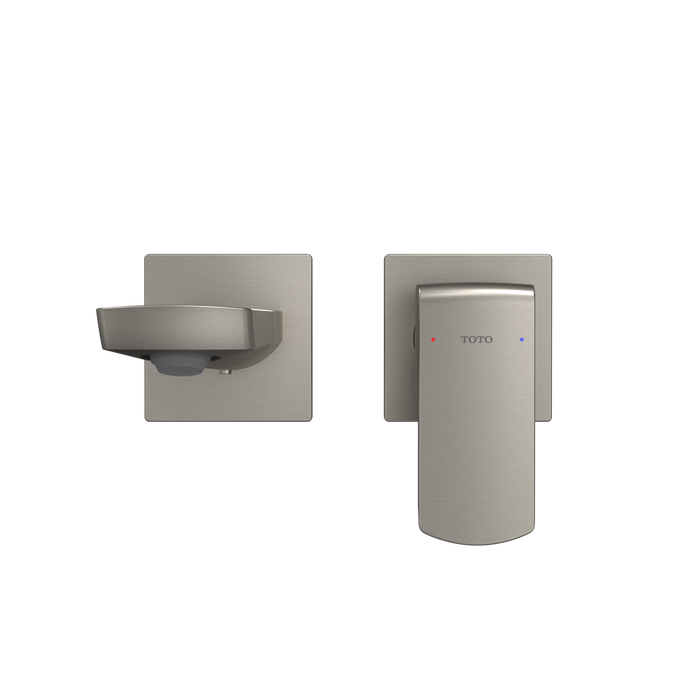 TOTO GR 1.2 GPM Wall-Mount Single-Handle Bathroom Faucet with COMFORT GLIDE Technology, Brushed Nickel