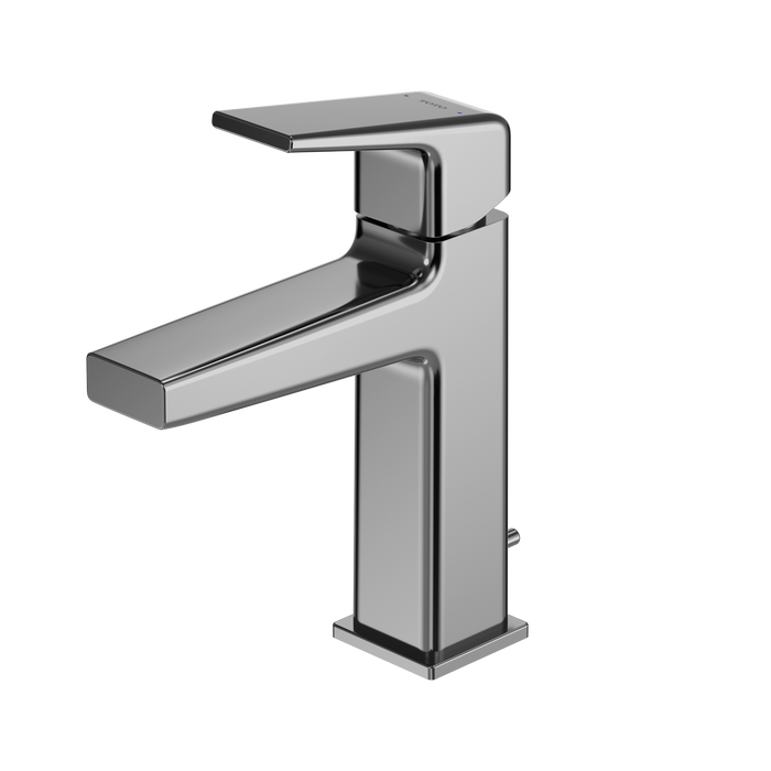 TOTO GB Series 1.2 GPM Single Handle Bathroom Sink Faucet with COMFORT GLIDE Technology and Drain Assembly, Polished Chrome - TLG10301U#CP