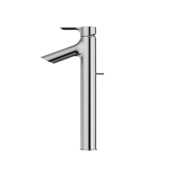 TOTO TLS01307U#CP LB Series 1.2 GPM Single Handle Bathroom Faucet for Vessel Sink with Drain Assembly, Polished Chrome