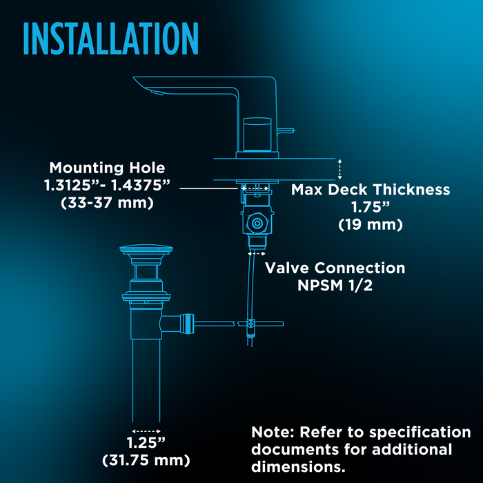 TOTO GB Series 1.2 GPM Two Handle Widespread Bathroom Sink Faucet with Drain Assembly, Polished Nickel - TLG10201U#PN