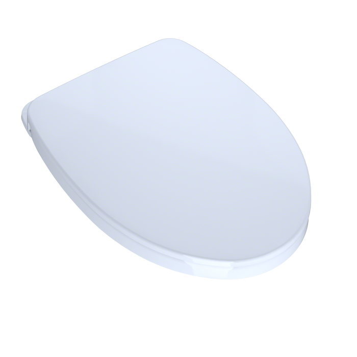 TOTO SoftClose Slow Close Elongated Toilet Seat and Lid, Cotton White - SS124#01
