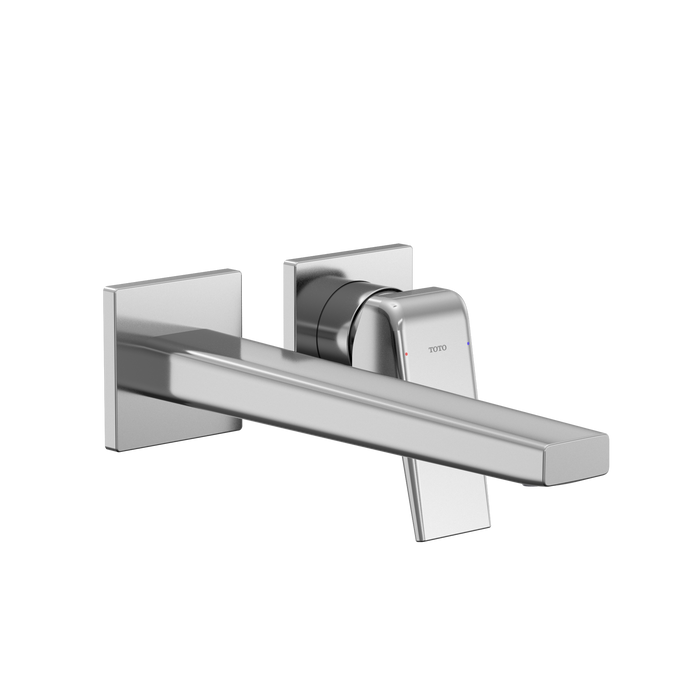 TOTO GB 1.2 GPM Wall-Mount Single-Handle Long Bathroom Faucet with COMFORT GLIDE Technology, Polished Chrome - TLG10308U#CP