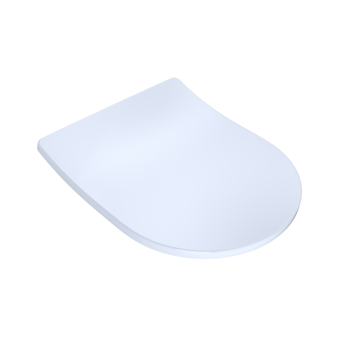 TOTO SoftClose Slim D-Shape Seat and Lid for RP Wall-Hung Toilet, Cotton White - SS247R#01