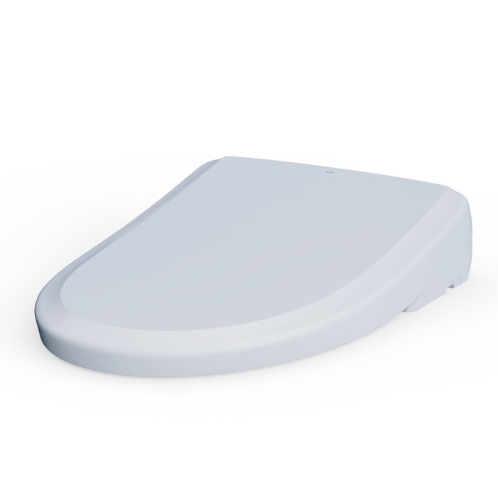 TOTO WASHLET+ S7A Electronic Bidet Toilet Seat, EWATER+ Bowl and Wand Cleaning, Auto Open and Close Classic Lid, Elongated, Cotton White