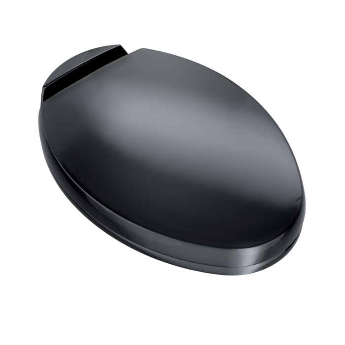 TOTO Oval SoftClose Slow Close Elongated Toilet Seat and Lid, Ebony - SS204#51