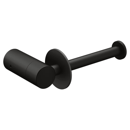 Align Matte Black Single-Post Toilet Paper Holder