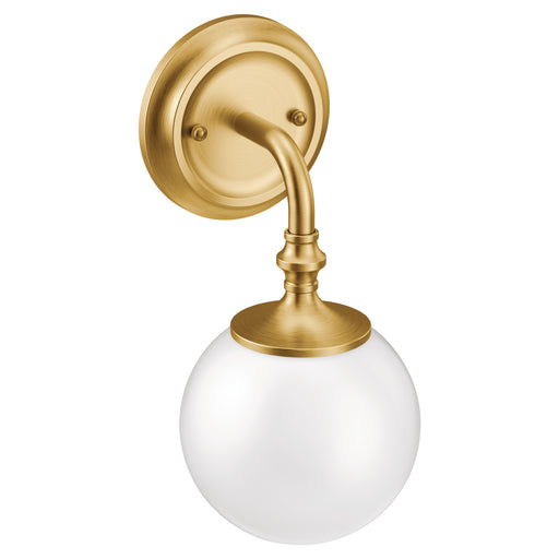 Colinet Brushed gold one globe bath light