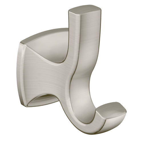 Voss Brushed nickel Double Robe Hook