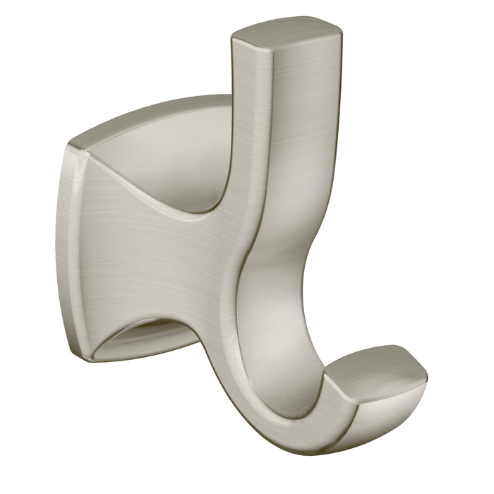 Voss Brushed nickel Double Robe Hook