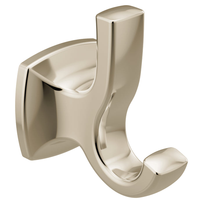 Voss Polished nickel Double Robe Hook
