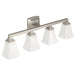 Voss Brushed nickel Bath Light