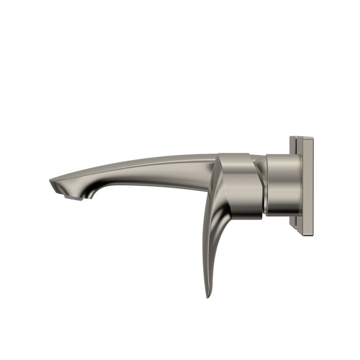 TOTO GM 1.2 GPM Wall-Mount Single-Handle Bathroom Faucet with COMFORT GLIDE Technology, Polished Nickel