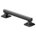 Voss Matte black 12" designer grab bar