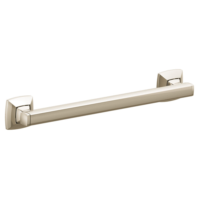 Voss Polished nickel 12" Designer Grab Bar