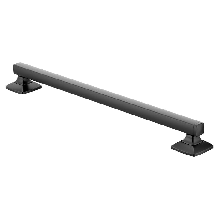 Voss Matte black 24" designer grab bar