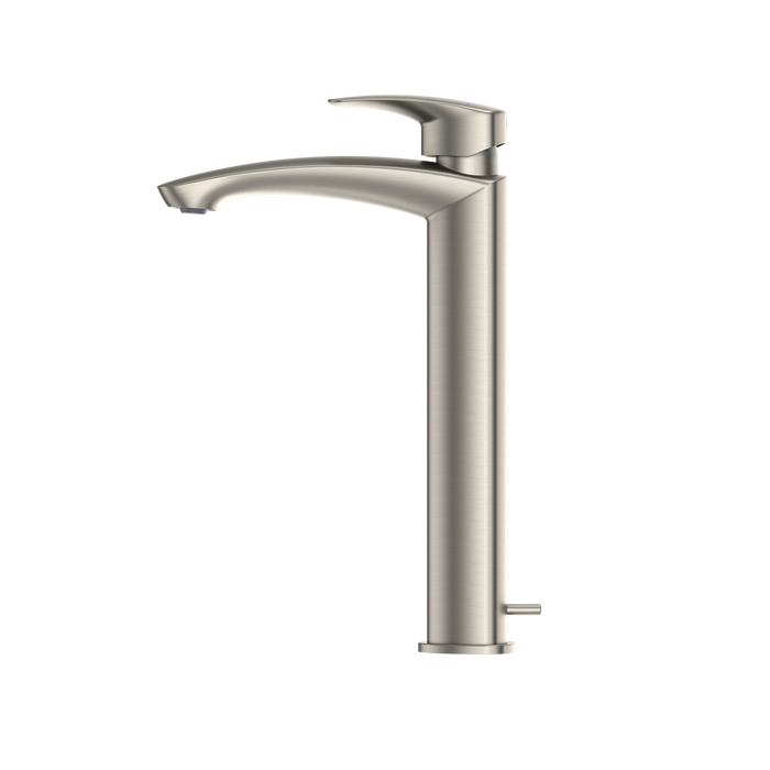 TOTO GM 1.2 GPM Single Handle Vessel Bathroom Sink Faucet with COMFORT GLIDE Technology, Brushed Nickel - TLG09305U#BN