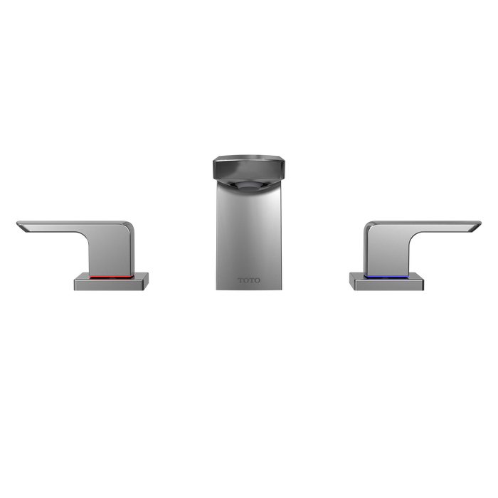 TOTO GR Series 1.2 GPM Two Handle Widespread Bathroom Sink Faucet with Drain Assembly, Polished Chrome