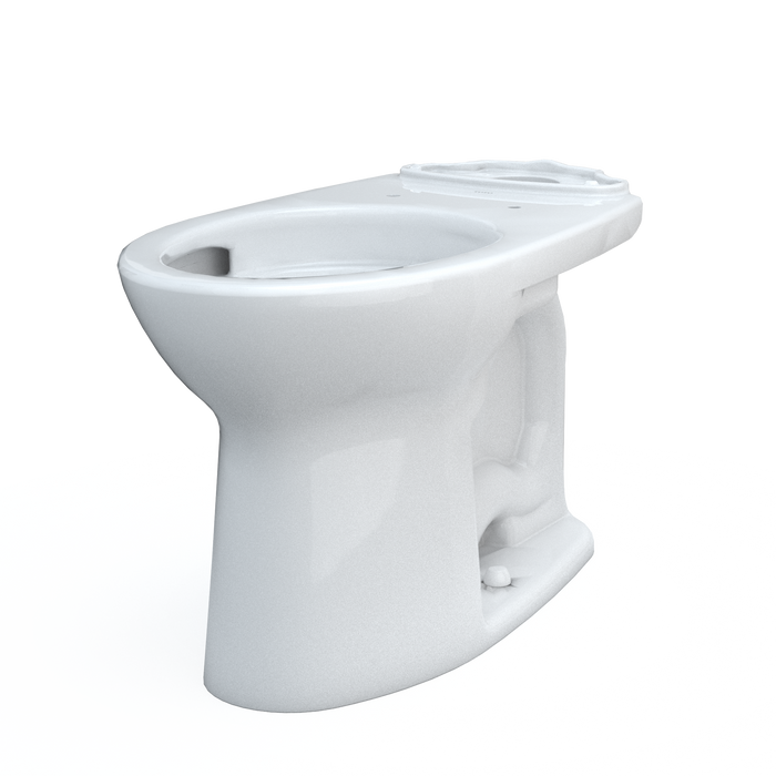 TOTO® Drake® Elongated Universal Height TORNADO FLUSH® Toilet Bowl with CEFIONTECT®, Cotton White