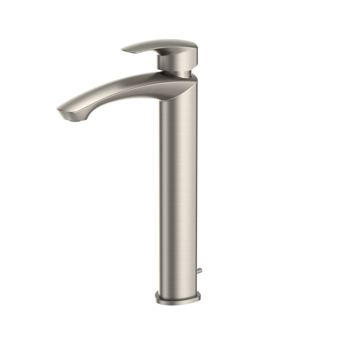 TOTO GM 1.2 GPM Single Handle Vessel Bathroom Sink Faucet with COMFORT GLIDE Technology, Brushed Nickel - TLG09305U#BN