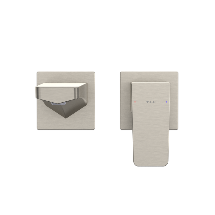 TOTO GE 1.2 GPM Wall-Mount Single-Handle Long Bathroom Faucet with COMFORT GLIDE Technology, Brushed Nickel