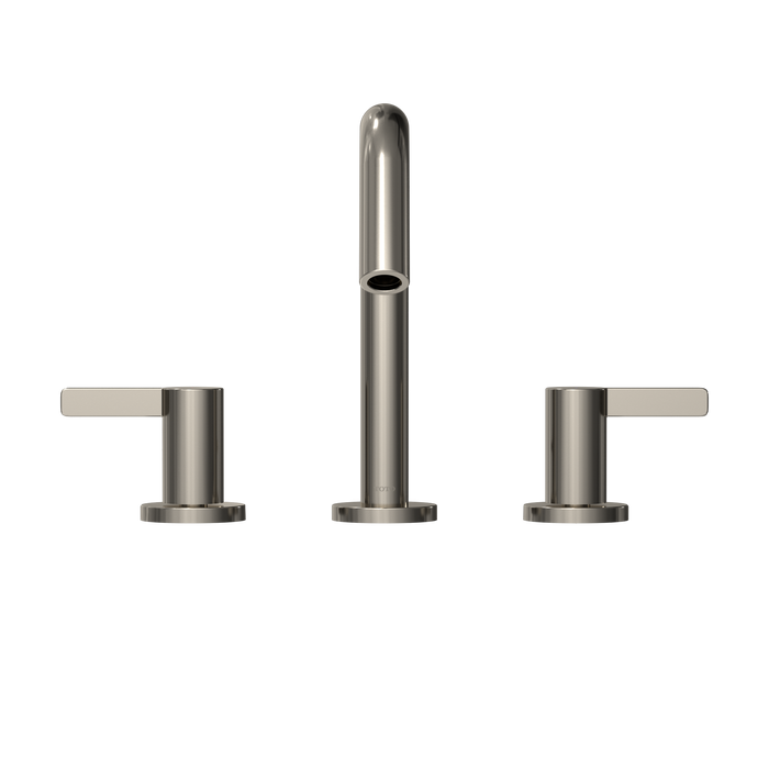 TOTO GF Series 1.2 GPM Two Lever Handle Widespread Bathroom Sink Faucet, Polished Nickel - TLG11201UA#PN