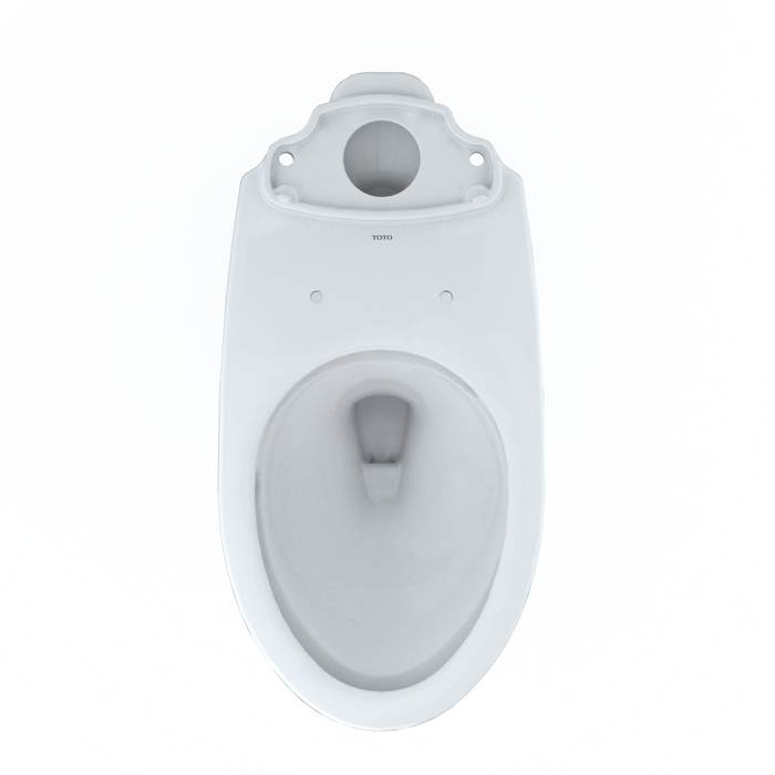 TOTO® Drake® Elongated Universal Height TORNADO FLUSH® Toilet Bowl with CEFIONTECT®, Cotton White