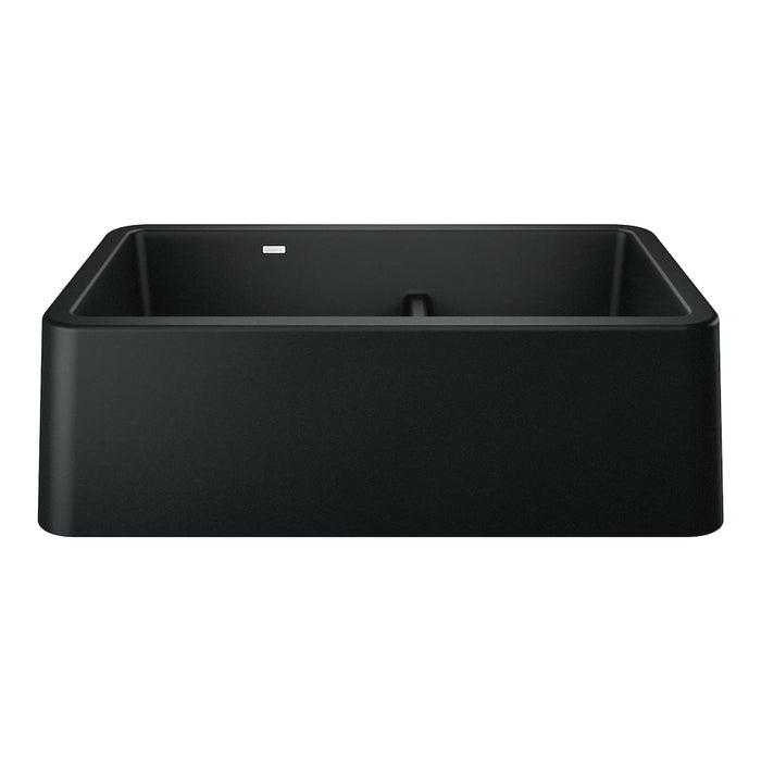 Ikon 33" Apron Double Bowl Farmhouse Sink with Low Divide