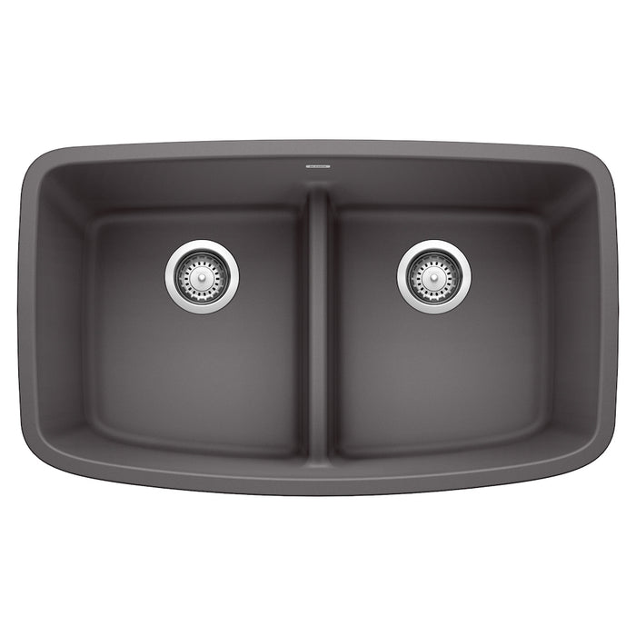 Valea Equal Double Bowl Kitchen Sink with Low Divide