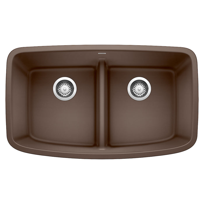 Valea Equal Double Bowl Kitchen Sink with Low Divide