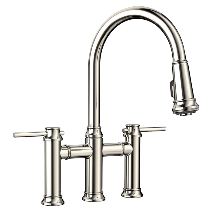 Empressa Pull-Down Bridge Faucet 1.5 GPM