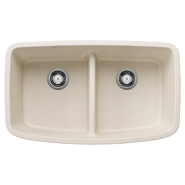 Valea Equal Double Bowl Kitchen Sink with Low Divide