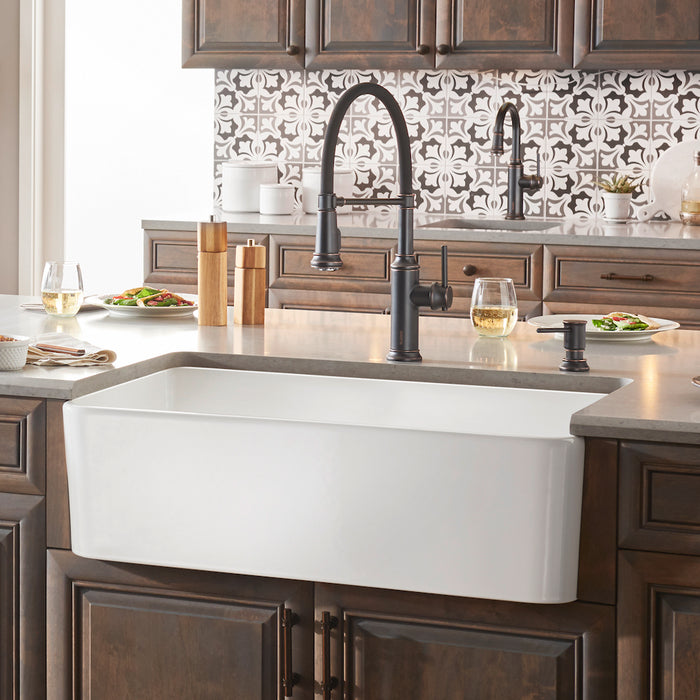 Cerana 33" Apron Single Bowl Farmhouse Sink